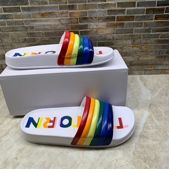 Tretorn Sofia Rainbow Slide Sandal - Picture 5 of 9